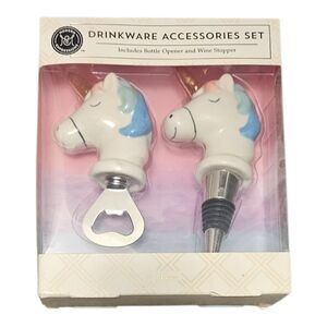Modern Expressions Drinkware Accessories Unicorn Bottle Opener Stopper Ceramic